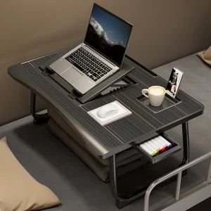 Portable Laptop Bed Tray Table With Foldable Legs For Working and Reading