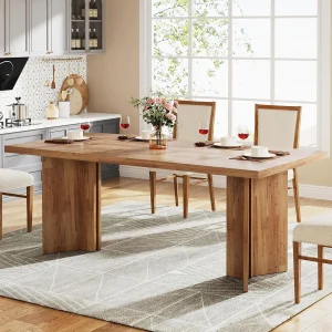 63-inch Dining Table for 4-6 for Dining Room and Living Room